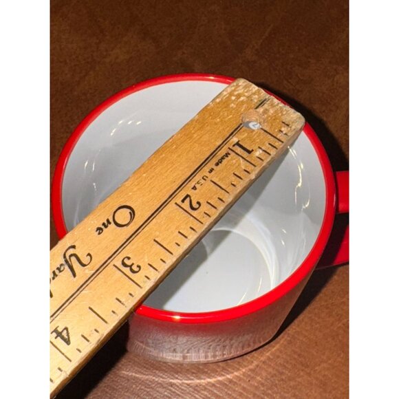 Fresno State Red Ceramic Mug With Bamboo Base - Picture 5 of 6